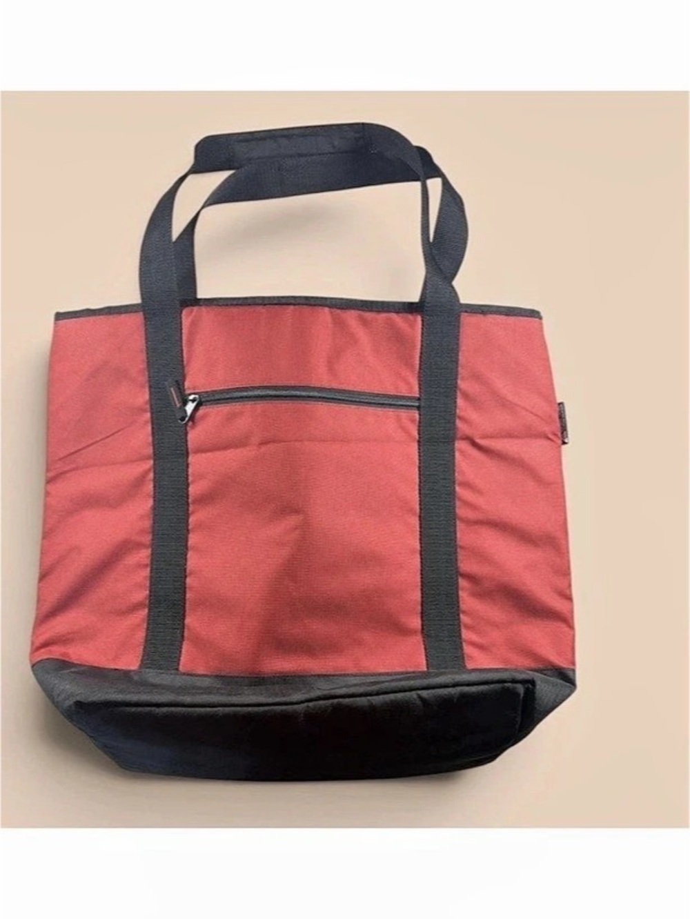 Ozark Trail Two-Tone Tote in Red & Black